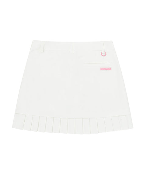 CHUCUCHU Woven Skirt - White