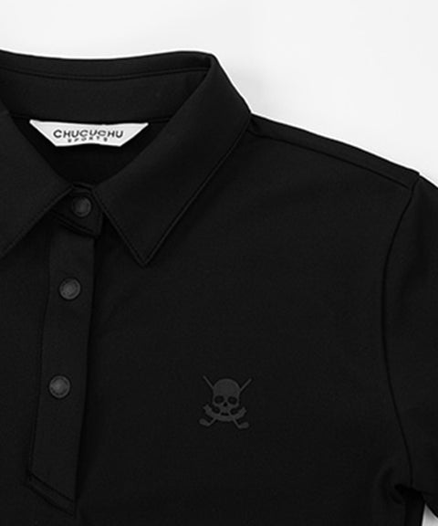 CHUCUCHU Item Polo Tee - Black