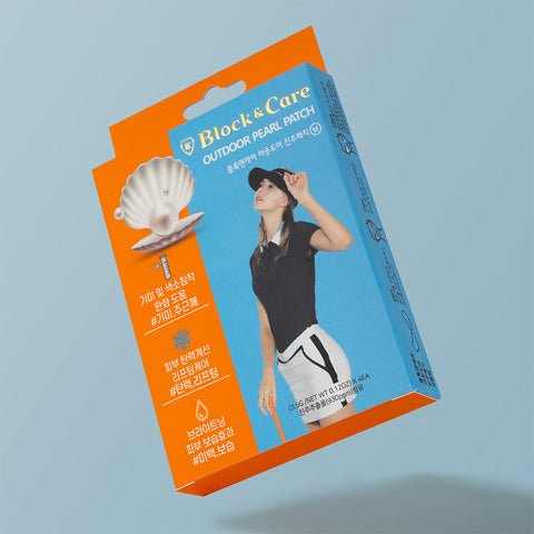 Block & Care Pearl Spot Patch 4 Pieces Set UV Protection UV Sun Sun Face Eye Sun Protection Patch