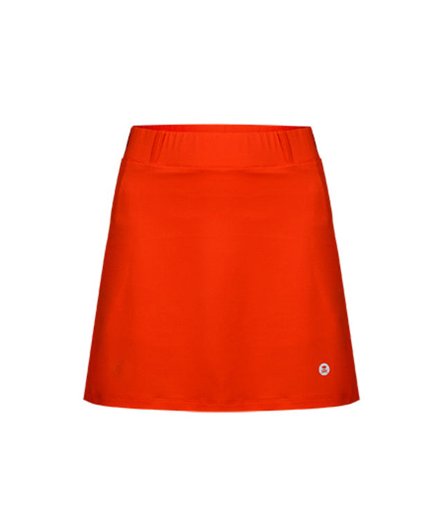 CHUCUCHU Women's Colorful Skirt - Red