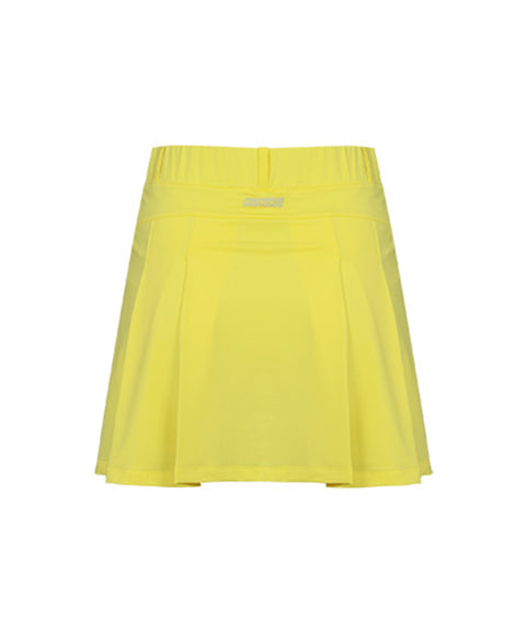 CHUCUCHU Women's Colorful Skirt - Lemon Yellow