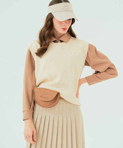 BENECIA 12 Creamy Vest - Beige