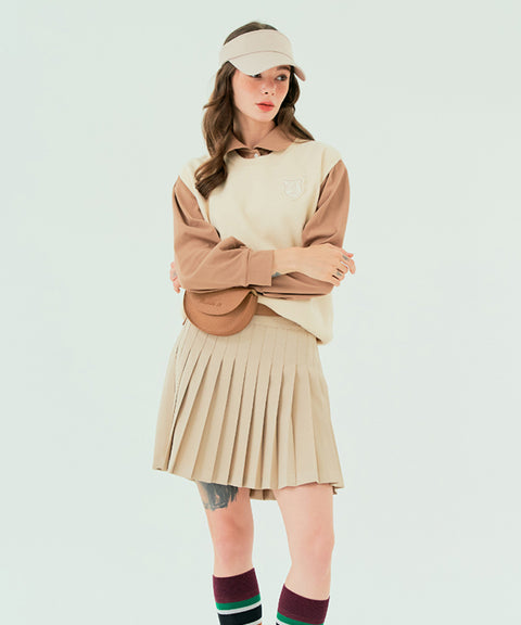 BENECIA 12 Creamy Vest - Beige