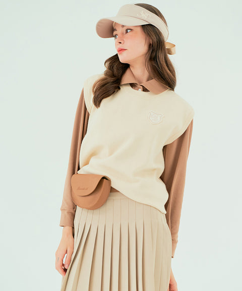 BENECIA 12 Creamy Vest - Beige