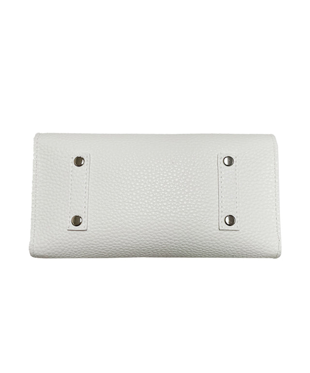 BENECIA 12 Logo Wide Magnet Hip Sack - White