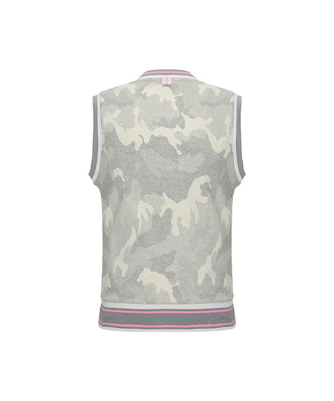 CHUCUCHU Men's Candy Duck Vest - Light Gray