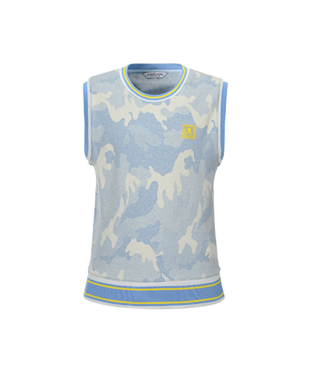 CHUCUCHU Men's Candy Duck Vest - Sky Blue