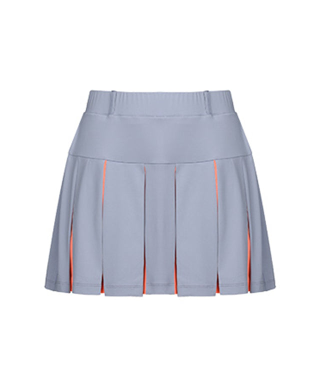 CHUCUCHU Women's Mesh Dual Skirt - Grey