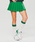 20th Hole Logo Color Scheme Pleated Skirt Green