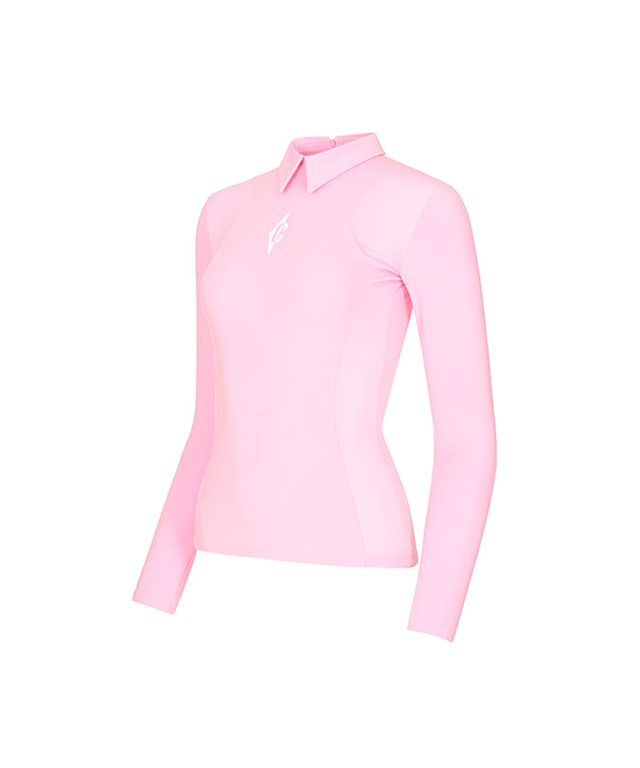 CHUCUCHU New Candy Polo Tee - Pink