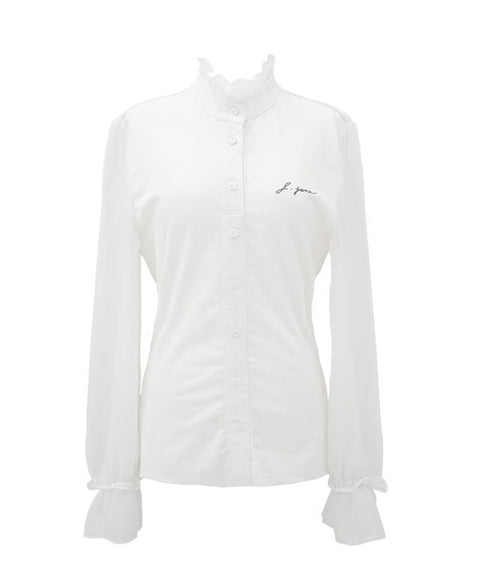 J.Jane See Through Blouse (White)