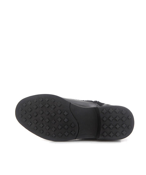 Giclee Warmer Ankle Boots Spikeless Golf Shoes - Black