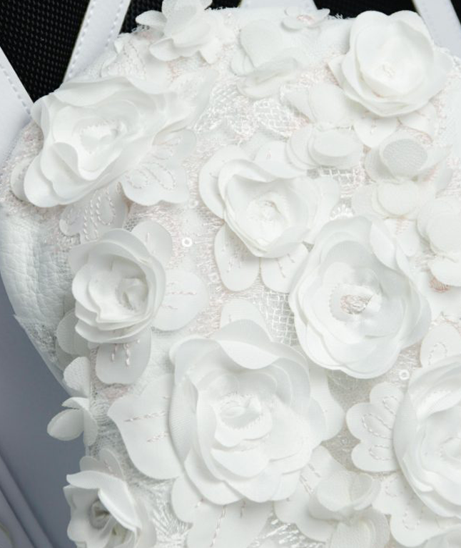 [Limited Edition] Baron Golf Flower Driver, Wood, Utility Cover made by Finest Calf Leather [Hand-made] - White