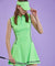 CHUCUCHU Women's Colorful Dress - Green